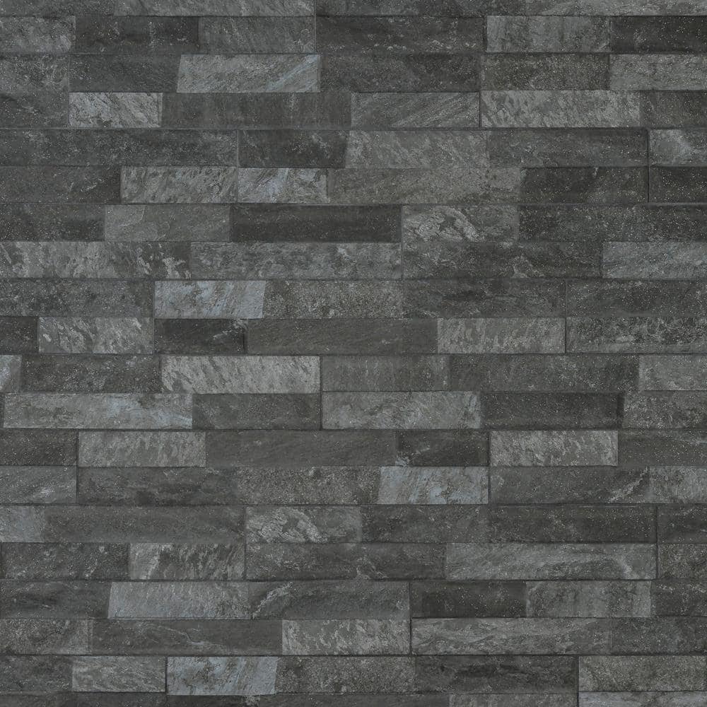 Ordino Black 3-1/4 in. x 17-1/2 in. Porcelain Wall Tile (9.6 sq. ft./Case) price history on PriceWatchPro