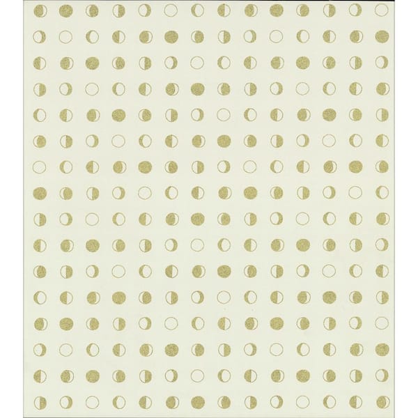 York Wallcoverings Lunar Paper Strippable Roll (Covers 57.2 sq. ft.)