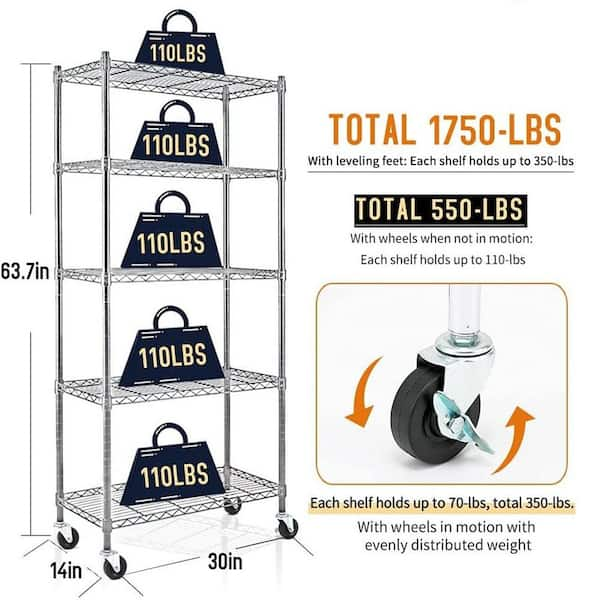 Kitchen Shelf Side Cargo 2/3/4 Layer Refrigerator Storage Rack