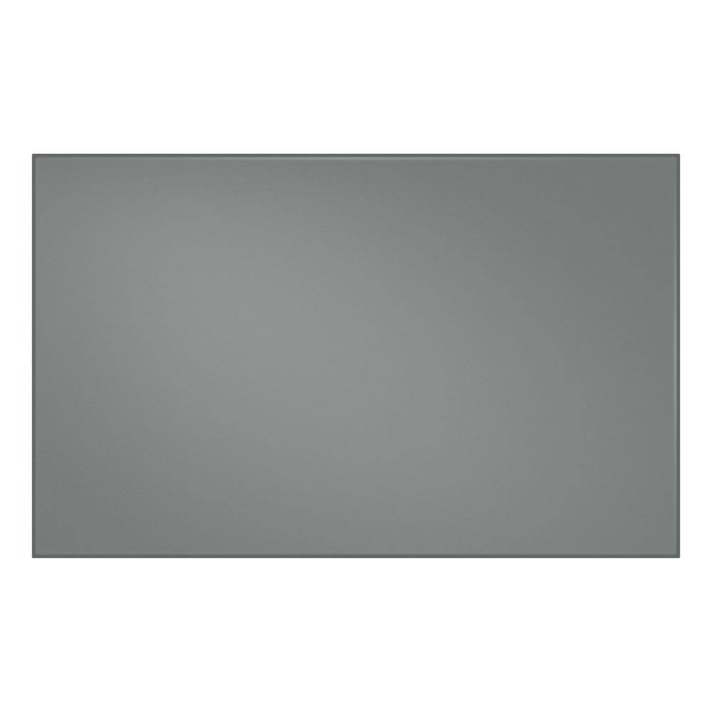 Bespoke Bottom Panel in Matte Grey Glass for 4-Door French Door Refrigerato