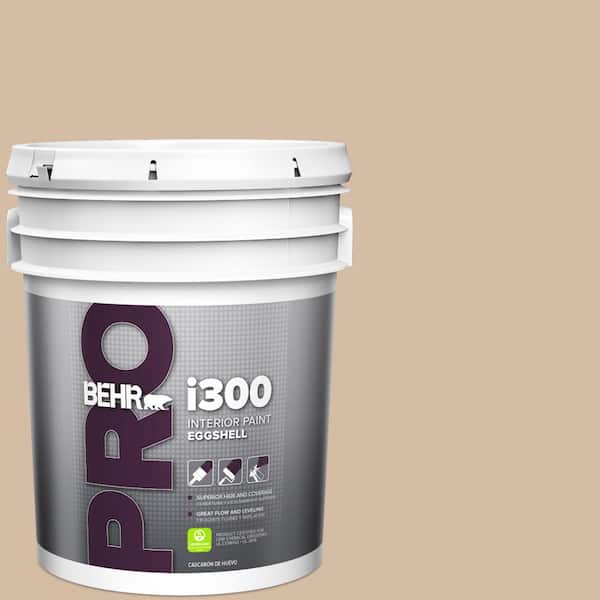 BEHR PRO 5 gal. #PWL-86 Nutty Beige Eggshell Interior Paint