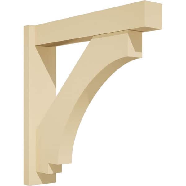 Ekena Millwork Imperial 5 in. W x 24 in. H x 24 in. D Signature Urethane Polyurethane Outlooker with Block Ends