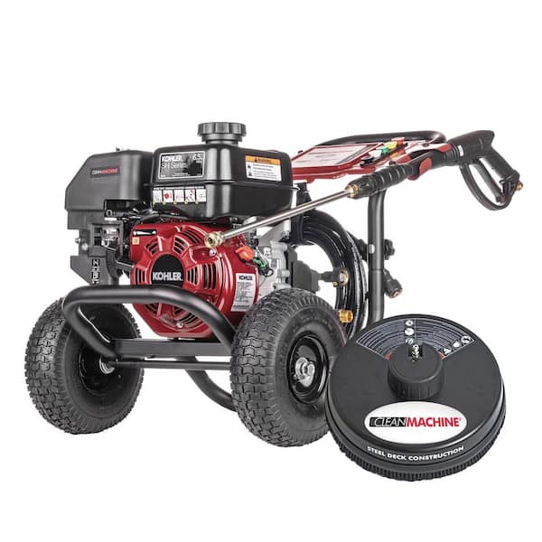 SIMPSON 3500 PSI 2.5GPM CLEAN MACHINE Cold Water Gas Pressure Washer & 15in. Surface Cleaner