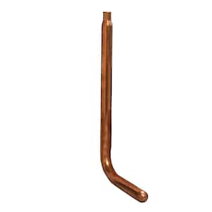3/4 in. Crimp PEX (F1807) x 13 in. x 6 in. Copper Stub Out 90° Elbow without Mounting Flange