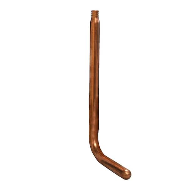 JONES STEPHENS 3/4 in. Crimp PEX (F1807) x 13 in. x 6 in. Copper Stub Out 90° Elbow without Mounting Flange