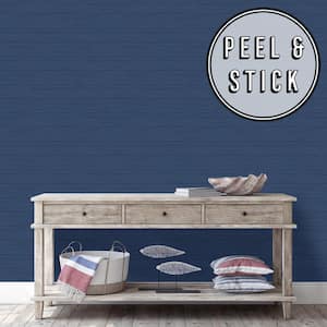 Blue Plank Peel and Stick Removable Wallpaper