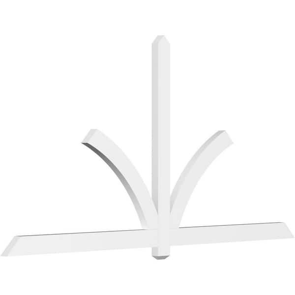 Ekena Millwork Redmond 96 in. W x 48 in. H x 2 in. D Signature Polyurethane Bracket