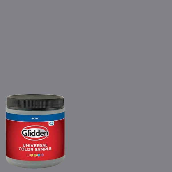 Glidden 8 oz. PPG1013-5 Victorian Pewter Satin Interior Paint Sample