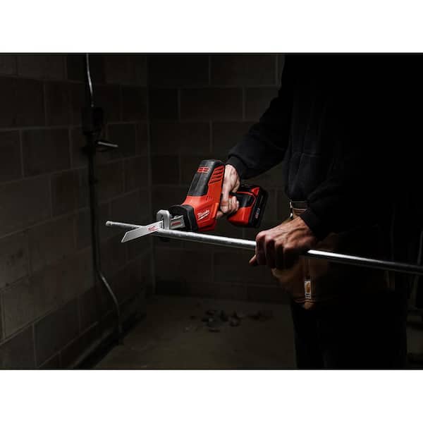 Milwaukee - M18 18V Lithium-Ion Cordless HACKZALL Reciprocating Saw Kit with (1) 3.0Ah Battery, Charger and Tool Bag