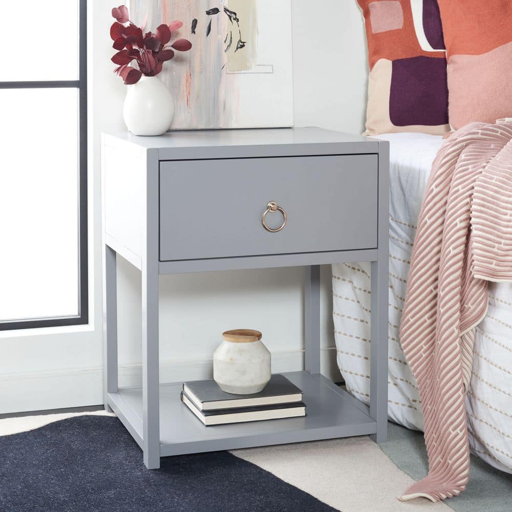 Sadie Gray 1 Drawer Nightstand price history on PriceWatchPro