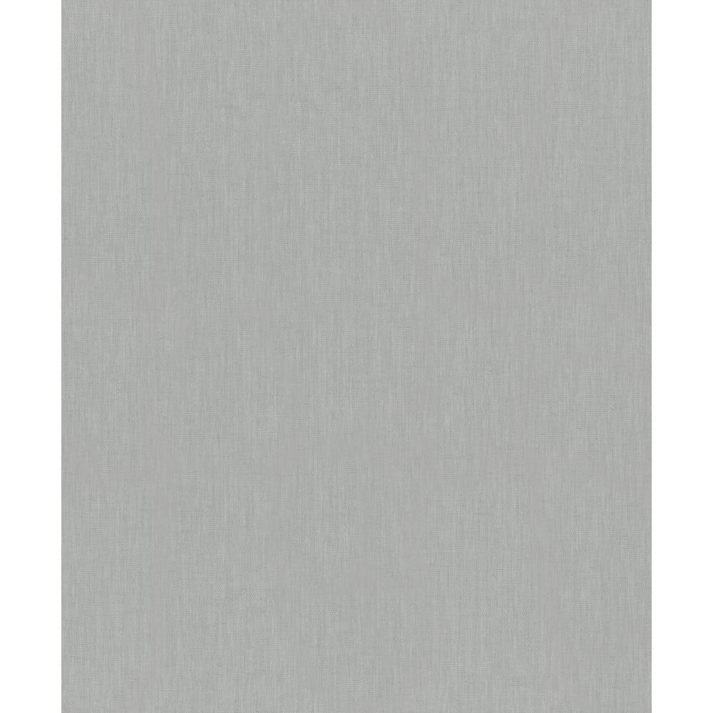 Plain Linen Texture Effect Grey Matte Finish Vinyl on Non-Woven Non-Pasted 