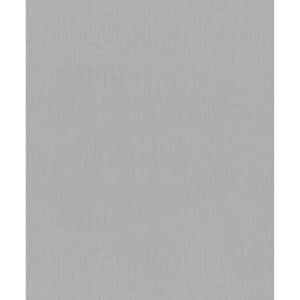 Plain Linen Texture Effect Grey Matte Finish Vinyl on Non-Woven Non-Pasted Wallpaper Sample