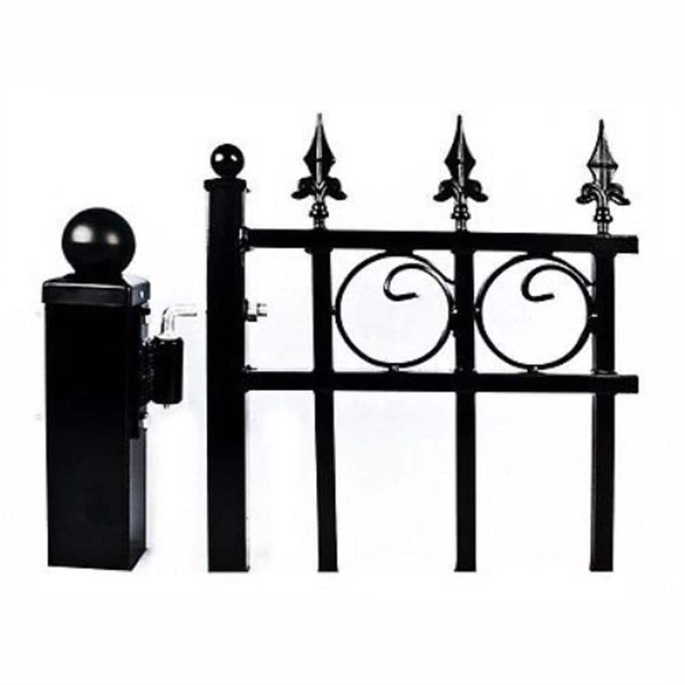 ALEKO Steel 1/2" Black J-Bolt Hinge for Swing Gates