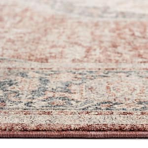 Ferit Rose 7 ft. 9 in. x 10 ft. 2 in. Contemporary Transitional Area Rug