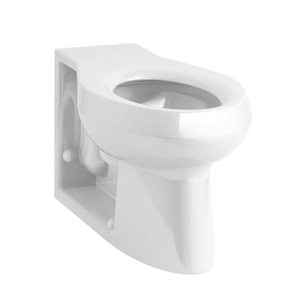 KOHLER Anglesey Elongated Toilet Bowl Only with Integral Seat in White