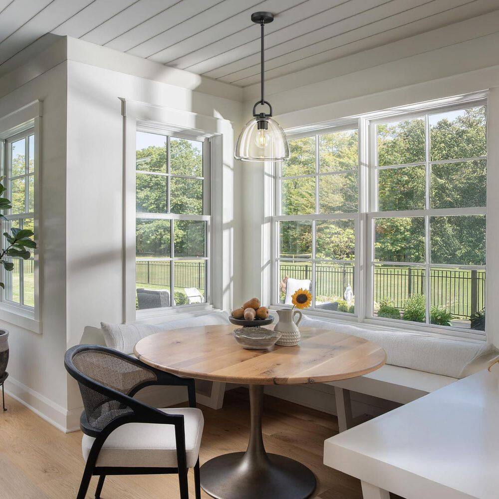 11 in. 1-Light Dimmable LED Kitchen Island Pendant Light, K9 Crystal Black Dome Pendant Light for Dining Room, Bedroom price history on PriceWatchPro