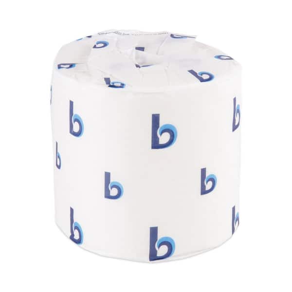 Boardwalk 1-Ply White Toilet Paper Septic Safe (1000-Sheets, 96 Rolls/Carton)