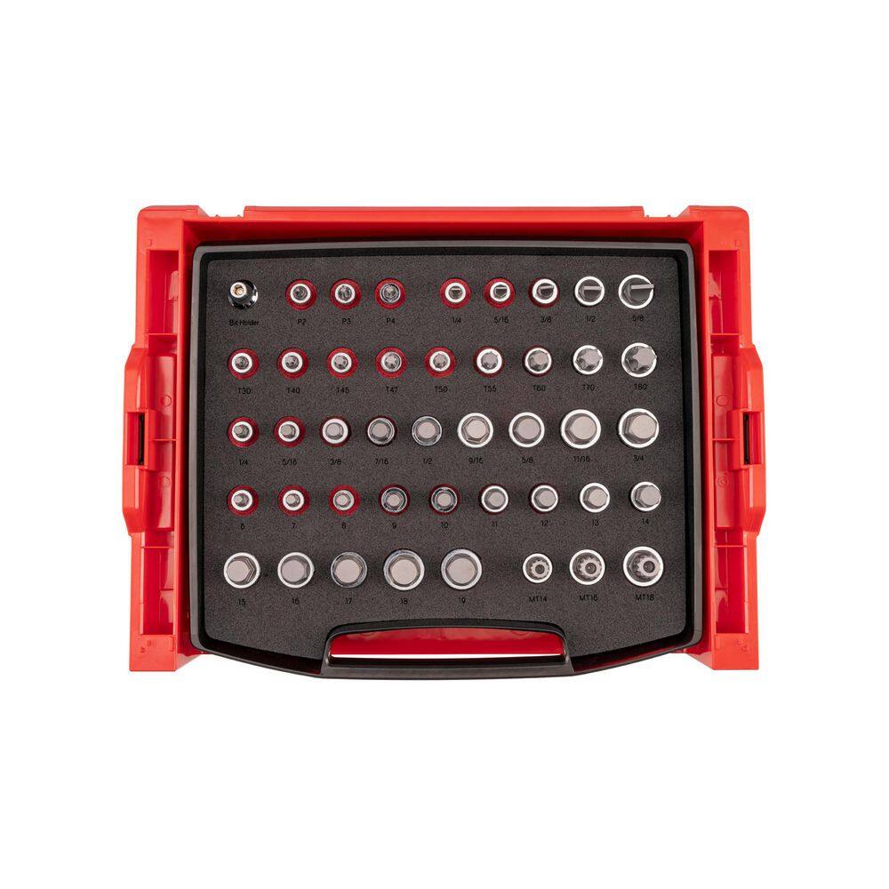 1/2 Inch Drive Bit Socket Set with Open Top Drawer and Rack (44-Piece) price history on PriceWatchPro