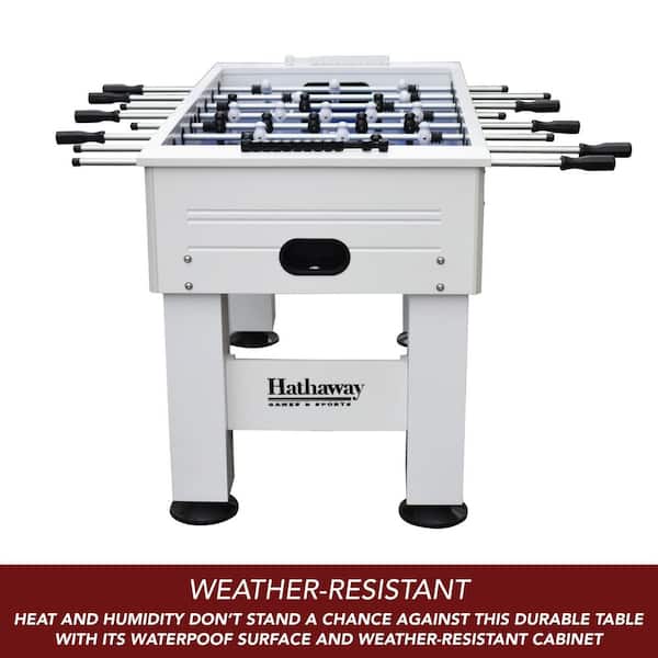 Outdoor weather resistant foosball table - 2 colors options