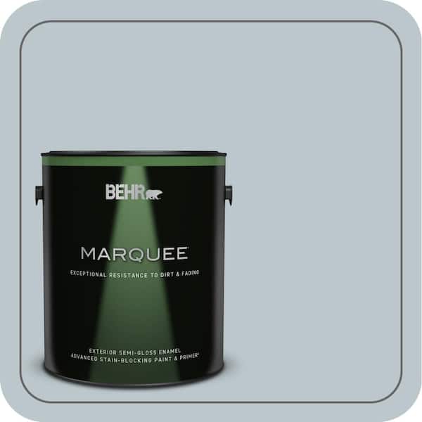1 gal. #PPH-42 Nautical Gray Semi-Gloss Enamel Exterior Paint & Primer