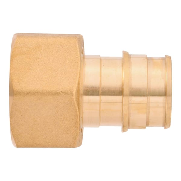 Adaptateur Fileté 3/4 BSP X NPT Mâle - Mamelon La Brass Doré PLUMBING4HOME