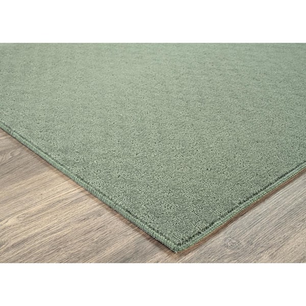 Medallion Sage 3 ft. x 12 ft. Geometric Runner Rug