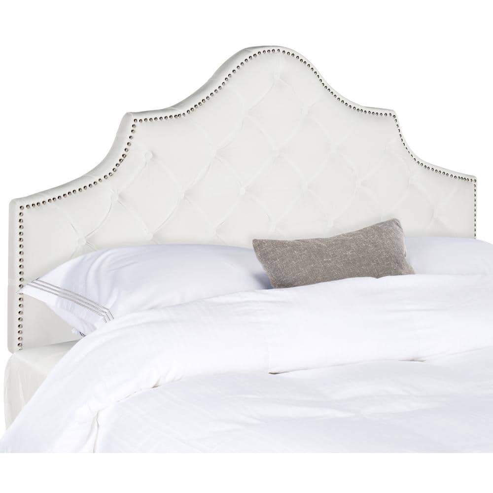 Arebelle White Queen Upholstered Headboard