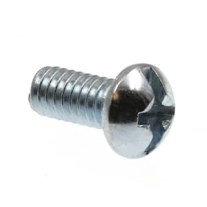 #8-32 x 3/8 in. Zinc Plated Steel Phillips/Slotted Combination Drive Round Head Machine Screws (100-Pack)