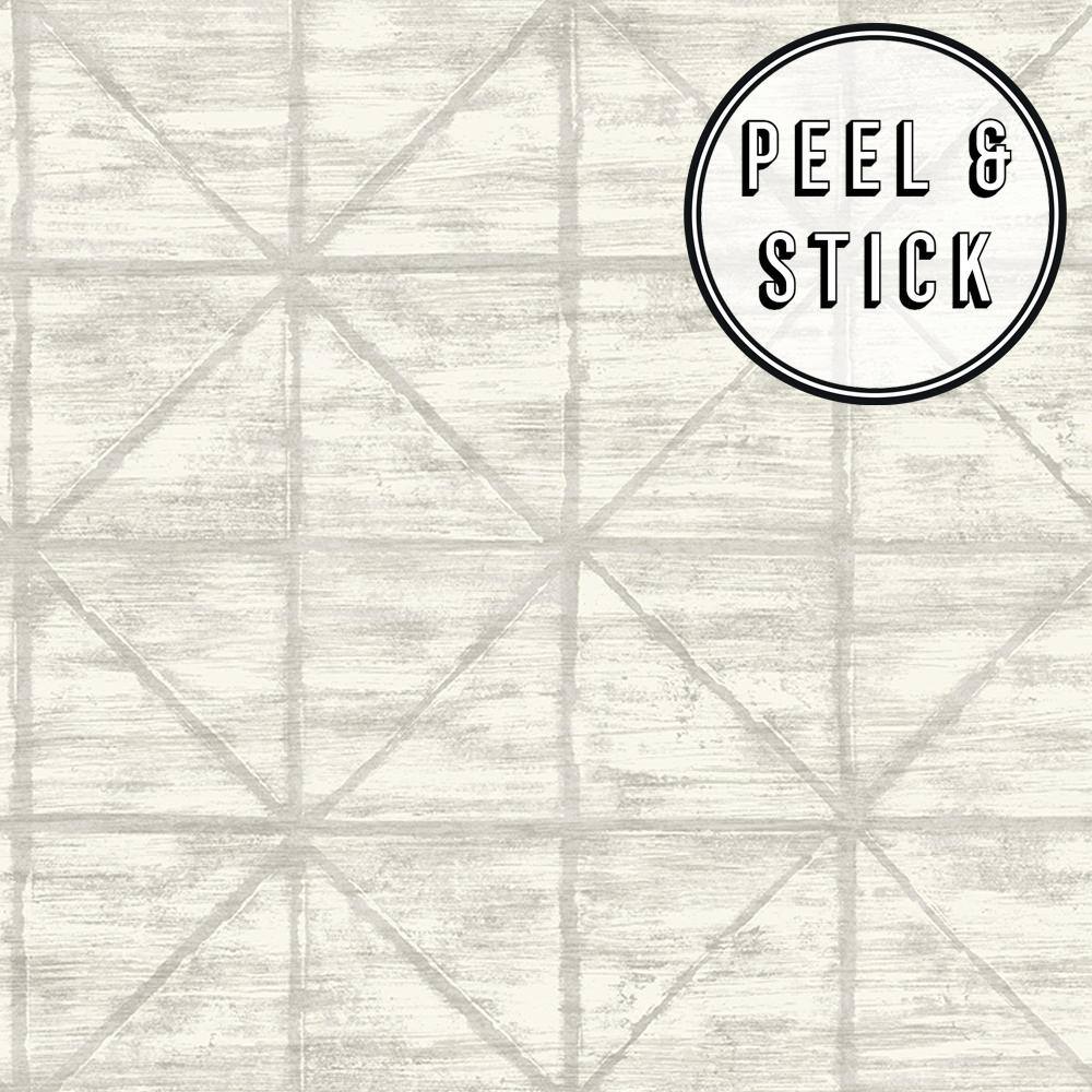 Transform Grey Tile Peel and Stick Wallpaper