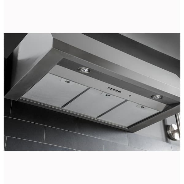 GE Profile Profile 30 in. Designer Range Hood in Stainless Steel PV970NSS -  The Home Depot