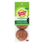 2.8 in. Copper Coated Scouring Pad (6-Pack)