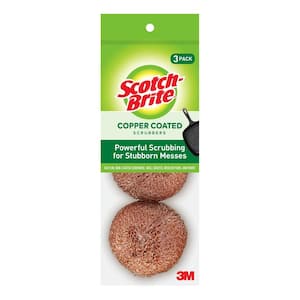 2.8 in. Copper Coated Scouring Pad (6-Pack)