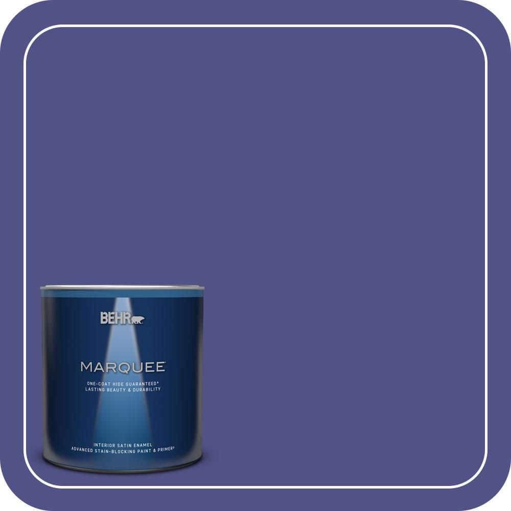 1 qt. #P550-7 Purple Prince One-Coat Hide Satin Enamel Interior Paint & Primer price history on PriceWatchPro