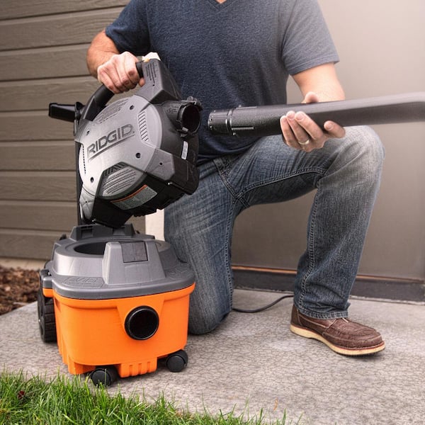 RIDGID 4 Gal. 6.0-Peak HP Wet Dry Vac with Detachable Blower-WD4080 - The  Home Depot