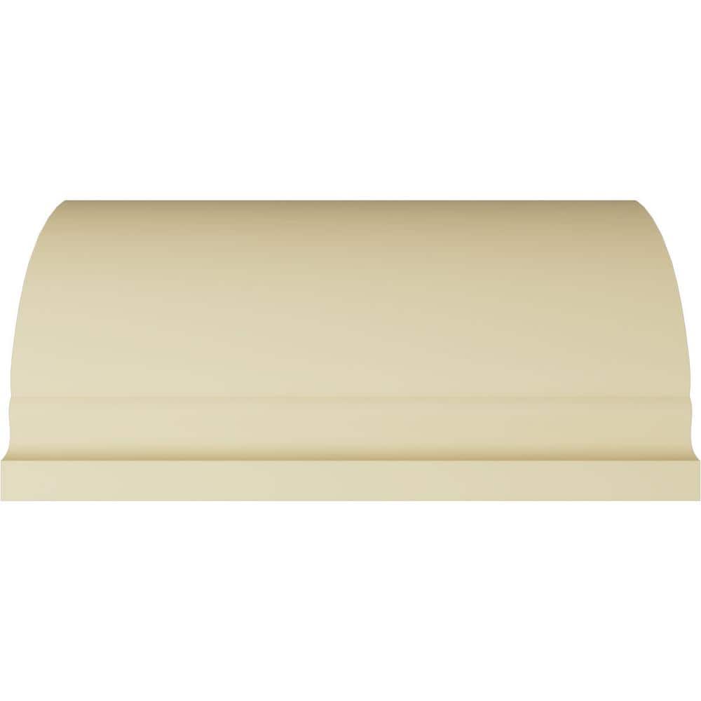 Primed White Polyurethane Geometric Crown Moulding Sample