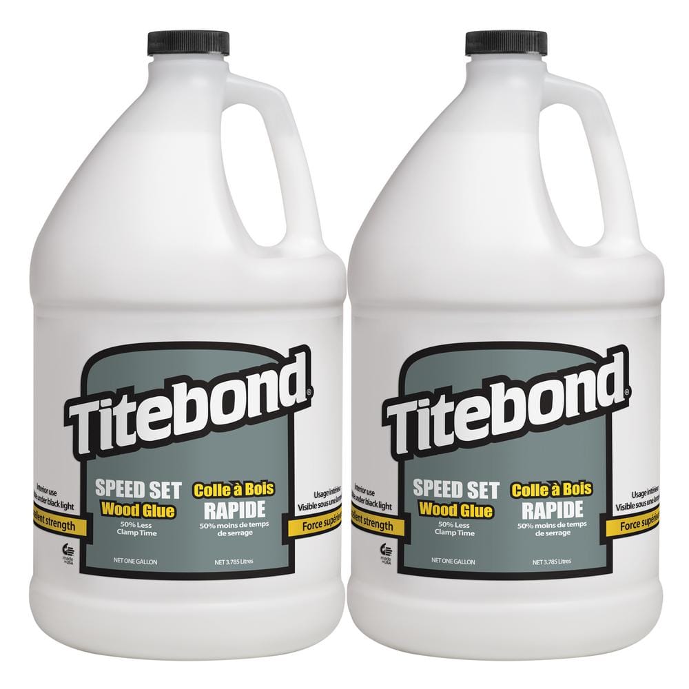 Titebond 1Gal. Speed Set Wood Glue (2Pack) 4366 The Home Depot