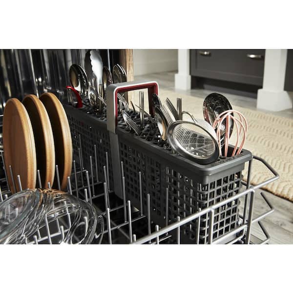 KitchenAid 24 White Dishwasher With Third Level Rack