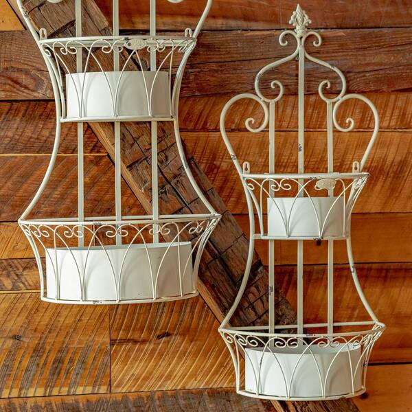 Zaer Ltd. International Copenhagen Large Antique White Metal Zaer Ltd. International Copenhagen Large Antique White Metal