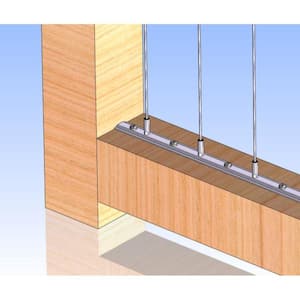 Vertical Stainless Steel Cable Railing Kit for 36 in. High Railings