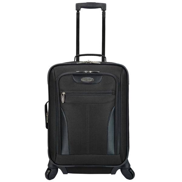 U.S. Traveler Charleville 20 in. Spinner Luggage, Black