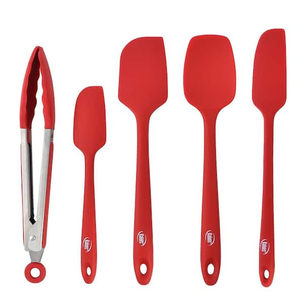Kaluns Heat Resistant Rubber Silicone Spatula (Set of 5)