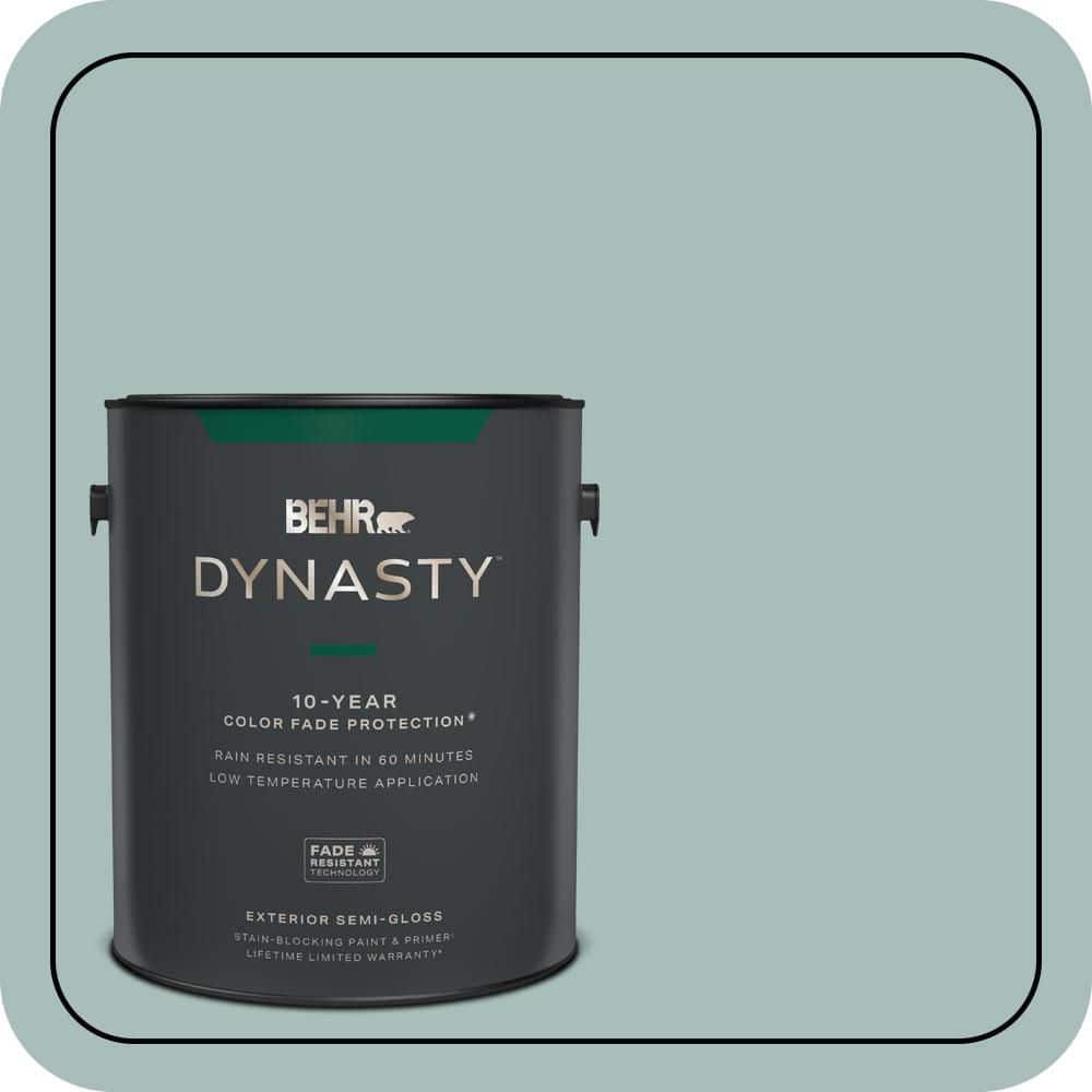 1 gal. #QE-43 Water Surface Semi-Gloss Enamel Exterior Stain-Blocking Paint & Primer price history on PriceWatchPro