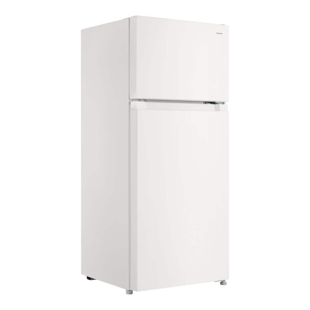 4.5 cu. ft. 2-Door Mini Refrigerator in White with Freezer