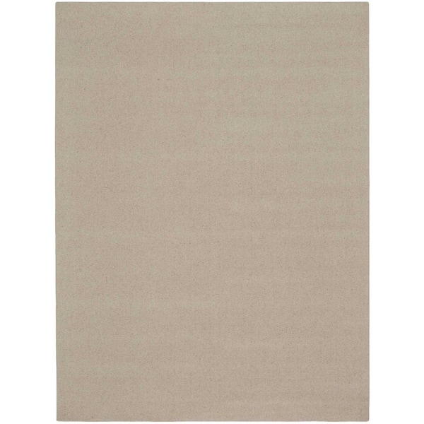Natural Harmony Bismarck Natural 5 ft. x 7 ft. Custom Area Rug with Pad