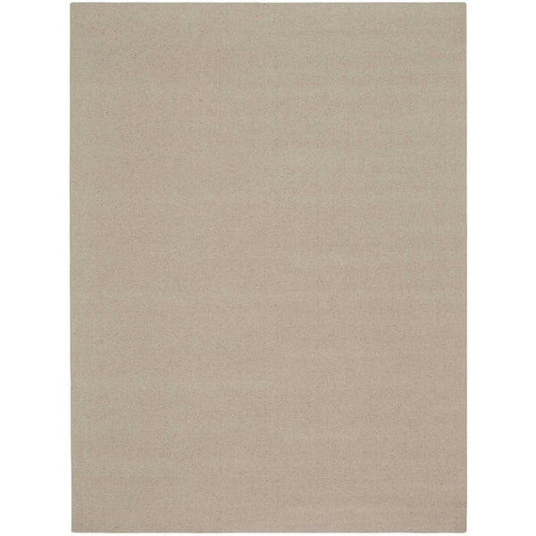 Natural Harmony Bismarck Natural 8 ft. x 10 ft. Custom Area Rug with Pad