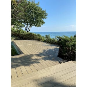 UltraShield Naturale Columbus 1 in. x 6 in. x 4 ft. Roman Antique Hybrid Composite Decking Board (4-Pack)
