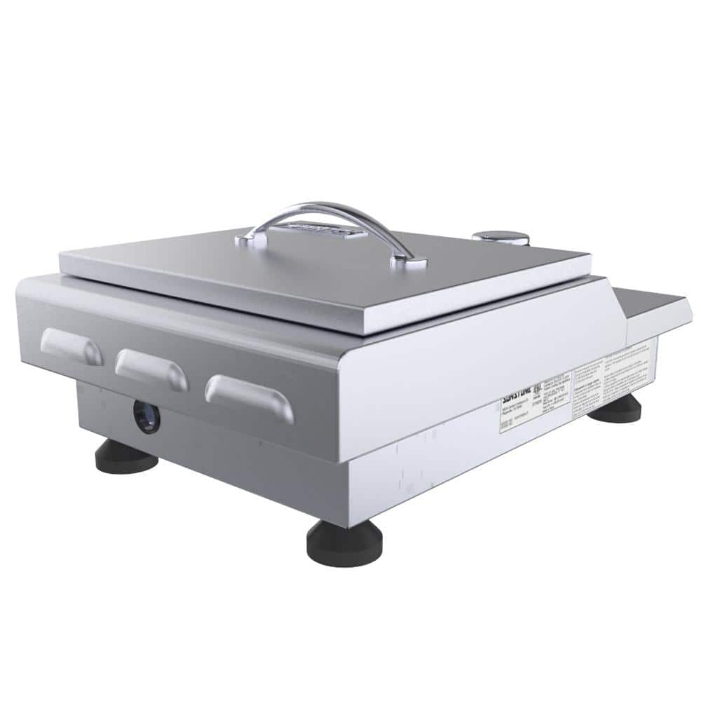 13-inch Stainless Steel Countertop or Drop-in Gas Burner