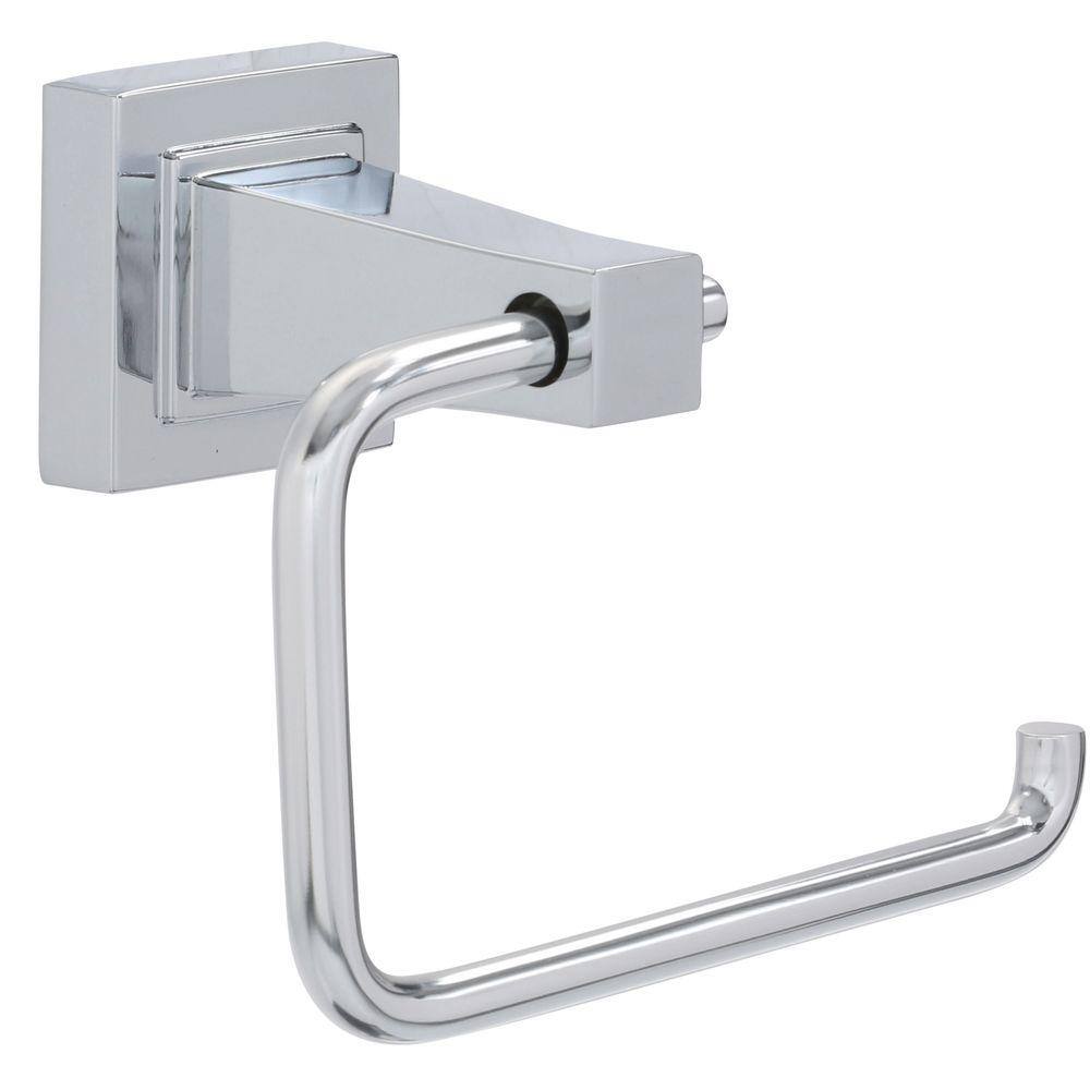 Glacier Bay Adelyn Single Post Toilet Paper Holder in Chrome 200192001