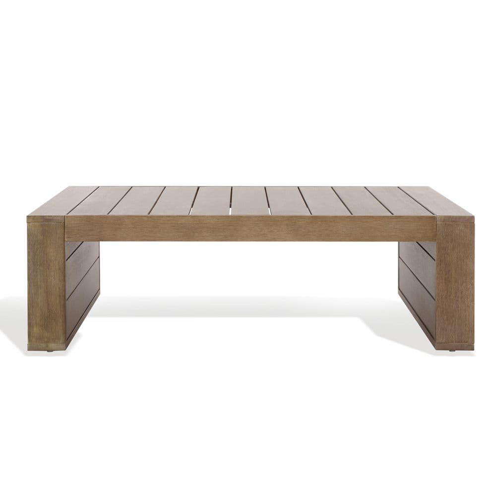 Santiago Rectangle Natural Wood Outdoor Coffee Table price history on PriceWatchPro