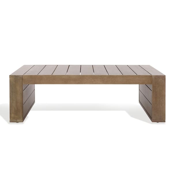 Santiago Rectangle Natural Wood Outdoor Coffee Table